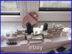 1/350/200/144 model of the British battleship HMS Vanguard