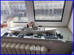 1/350/200/144 model of the British battleship HMS Vanguard