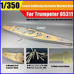 1/350 French Richelieu 1943 Battleship Super Detail-up Set for Trumpeter 05311