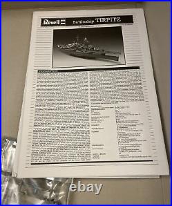 1/350 German Battleship Tirpitz Revell Germany #05096 NEW IN BOX Large Scale
