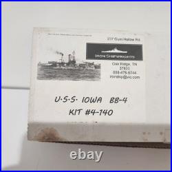 1/350 Iron Shipwrights 4140 U. S. S. Iowa BB-4 1898 Resin & Brass Model Kit