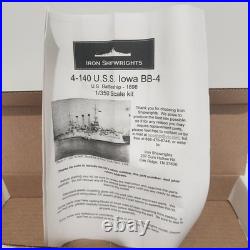 1/350 Iron Shipwrights 4140 U. S. S. Iowa BB-4 1898 Resin & Brass Model Kit