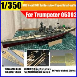 1/350 Scale HMS Hood 1941 Battlecruiser Super Detail-up Set For Trumpeter 05302