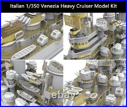 1/350 Scale Italian RM Venezia Heavy Cruiser Model&Super Upgrade Detail-up Set