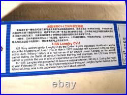 1/350 Trumpeter US Navy USS Langley CV 1 Aircraft Carrier with PE Parts # 05631