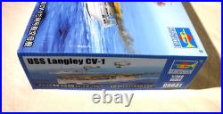 1/350 Trumpeter US Navy USS Langley CV 1 Aircraft Carrier with PE Parts # 05631