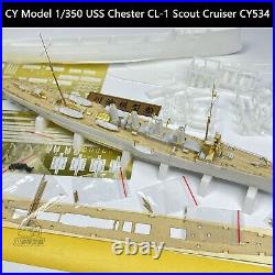 1/350 USS Chester CS-1/CL-1 Cruiser Military Assembly Model Kits & Upgrade Set 1/350 USS Chester CS-1/CL-1 Cruiser Military Assembly Model Kits & Upgrade Set