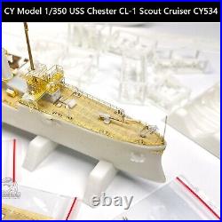 1/350 USS Chester CS-1/CL-1 Cruiser Military Assembly Model Kits & Upgrade Set 1/350 USS Chester CS-1/CL-1 Cruiser Military Assembly Model Kits & Upgrade Set