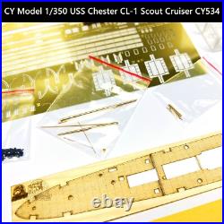 1/350 USS Chester CS-1/CL-1 Cruiser Military Assembly Model Kits & Upgrade Set 1/350 USS Chester CS-1/CL-1 Cruiser Military Assembly Model Kits & Upgrade Set