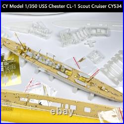 1/350 USS Chester CS-1/CL-1 Cruiser Military Assembly Model Kits & Upgrade Set 1/350 USS Chester CS-1/CL-1 Cruiser Military Assembly Model Kits & Upgrade Set