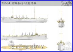 1/350 USS Chester CS-1/CL-1 Cruiser Military Assembly Model Kits & Upgrade Set