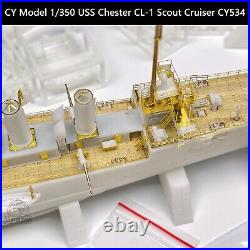 1/350 USS Chester CS-1/CL-1 Cruiser Military Assembly Model Kits & Upgrade Set