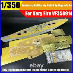 1/350 USS Louisiana BB-71 Wooden Deck+PE Detail-up Part for Very Fire VF350914