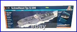 1/35 Italeri Schnellboot Typ S-100 #5603 New Plastic Pe Ship Model Kit