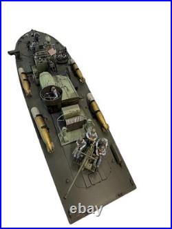1/35 Scale Italeri Elco PT Boat Pro Built WWII Model Museum Quality 1/35 Scale Italeri Elco PT Boat Pro Built WWII Model Museum Quality