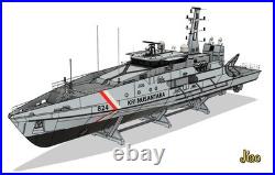 1/48 Australia's Cape Class Patrol Boat 3D Print RC Model Ship Kit 1220mm 48