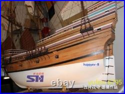 1/48 Mayflower Wooden Sailboat Model Kit Yuanqing Shihai Ship Model Unassembled