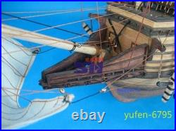 1/48 Mayflower Wooden Sailboat Model Kit Yuanqing Shihai Ship Model Unassembled