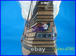 1/48 Mayflower Wooden Sailboat Model Kit Yuanqing Shihai Ship Model Unassembled