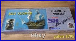 1/48 Mayflower Wooden Sailboat Model Kit Yuanqing Shihai Ship Model Unassembled