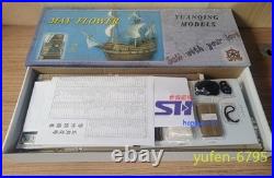 1/48 Mayflower Wooden Sailboat Model Kit Yuanqing Shihai Ship Model Unassembled