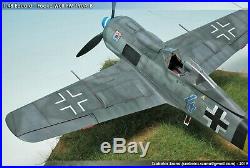 1/48 (Ready to ship) Pro built Eduard (New tooling!) Fw-190A-8 with display