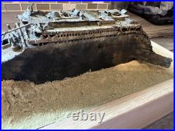 1/570 Titanic Bow Wreck Model With Wood Base 1/570 Titanic Bow Wreck Model With Wood Base