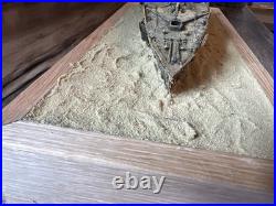 1/570 Titanic Bow Wreck Model With Wood Base 1/570 Titanic Bow Wreck Model With Wood Base