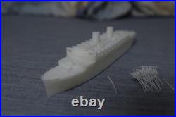 1/700 Nieuw Amsterdam Luxury Cruise Ship Model 1938 Unpainted Kit Unassembled