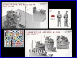1/72 IJN aircraft carrier Akagi bridge and flight deck & 1/72 A6M2b ZERO FIGHTER
