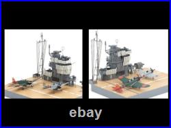 1/72 IJN aircraft carrier Akagi bridge and flight deck & 1/72 A6M2b ZERO FIGHTER