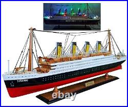 23L Titanic Wooden Model Ship 1440 Ship Cruise Handmade Decor
