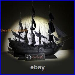 24inch DIY Kit Black Pearl Wooden Ship Model Kit Premium Version Handmade Craft