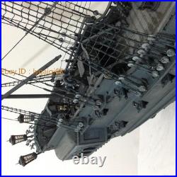 24inch DIY Kit Black Pearl Wooden Ship Model Kit Premium Version Handmade Craft