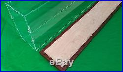 27 x 5 x 10 Acrylic Display Case for Trucks Ocean Liner Cruise Ships wooden base