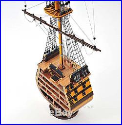 35 HMS Victory Cross Section Wooden Tall Ship Model Lord Nelson's Flagship