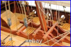 35 Inch Xebec Wooden Ship Boat Model Replica