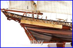 35 Inch Xebec Wooden Ship Boat Model Replica