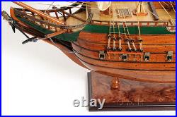 37 Inch Batavia Wooden Boat Ship Model replica New
