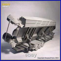 390X Offshore Racing cat boat model with articulating tilt trailer. 1-24 Scale G