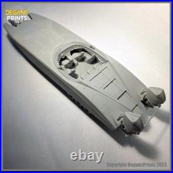 390X Offshore Racing cat boat model with articulating tilt trailer. 1-24 Scale G