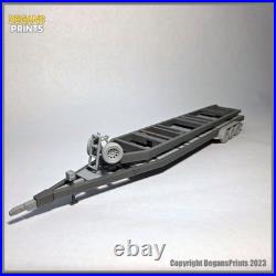 390X Offshore Racing cat boat model with articulating tilt trailer. 1-24 Scale G
