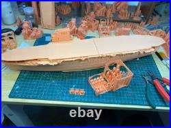 3D Printed 1/200 French Navy Aircraft Carrier Béarn HULL Version Model Kit 3D Printed 1/200 French Navy Aircraft Carrier Béarn HULL Version Model Kit