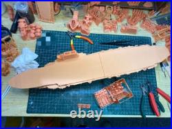 3D Printed 1/200 French Navy Aircraft Carrier Béarn HULL Version Model Kit 3D Printed 1/200 French Navy Aircraft Carrier Béarn HULL Version Model Kit