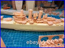 3D Printed 1/350 USS Helena (CL-50) Brooklyn class light cruiser (full hull)