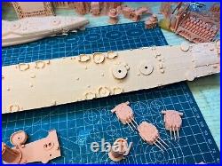 3D Printed 1/350 USS Helena (CL-50) Brooklyn class light cruiser (full hull)