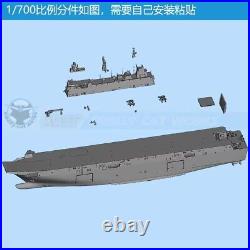 3D Printed 1/700/1250/2000 Turkey Anadolu Amphibious assault ship L400 Model Kit