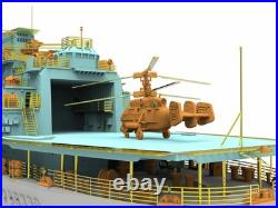 3D Printed 1/700 Soviet Berezin River Supply Ship Unpainted Model Kit NEW