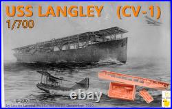 3D Printed Model Kit 1/700 USS Langley Aircraft Carrier CV-1 Unpainted NEW