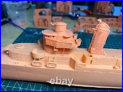 3D Printed kit 1/200 USS Fletcher class destroyer (full hull)
